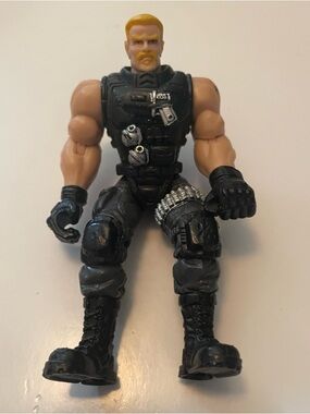 Military Action Figure with Black Tactical Gear 2015 Sentinel 1 True Heroes